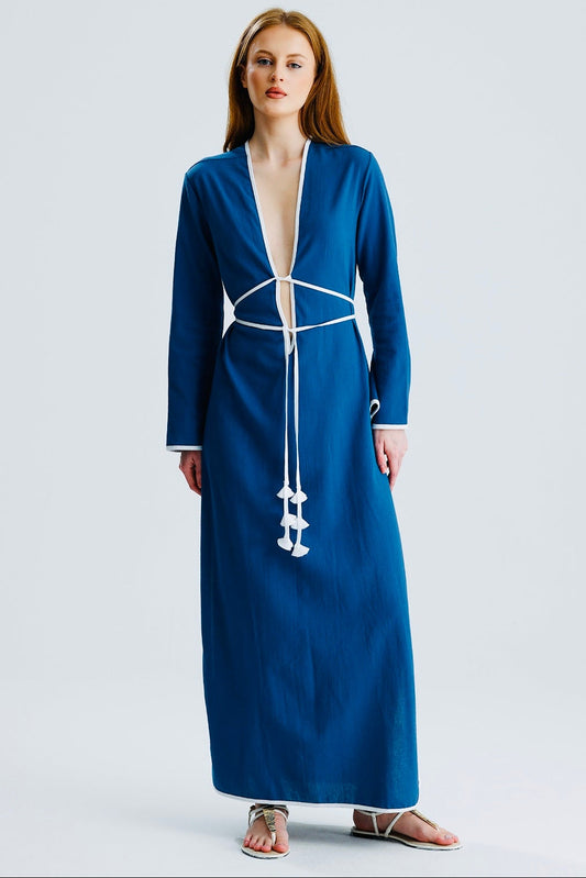 SERENA DRESS BLUE