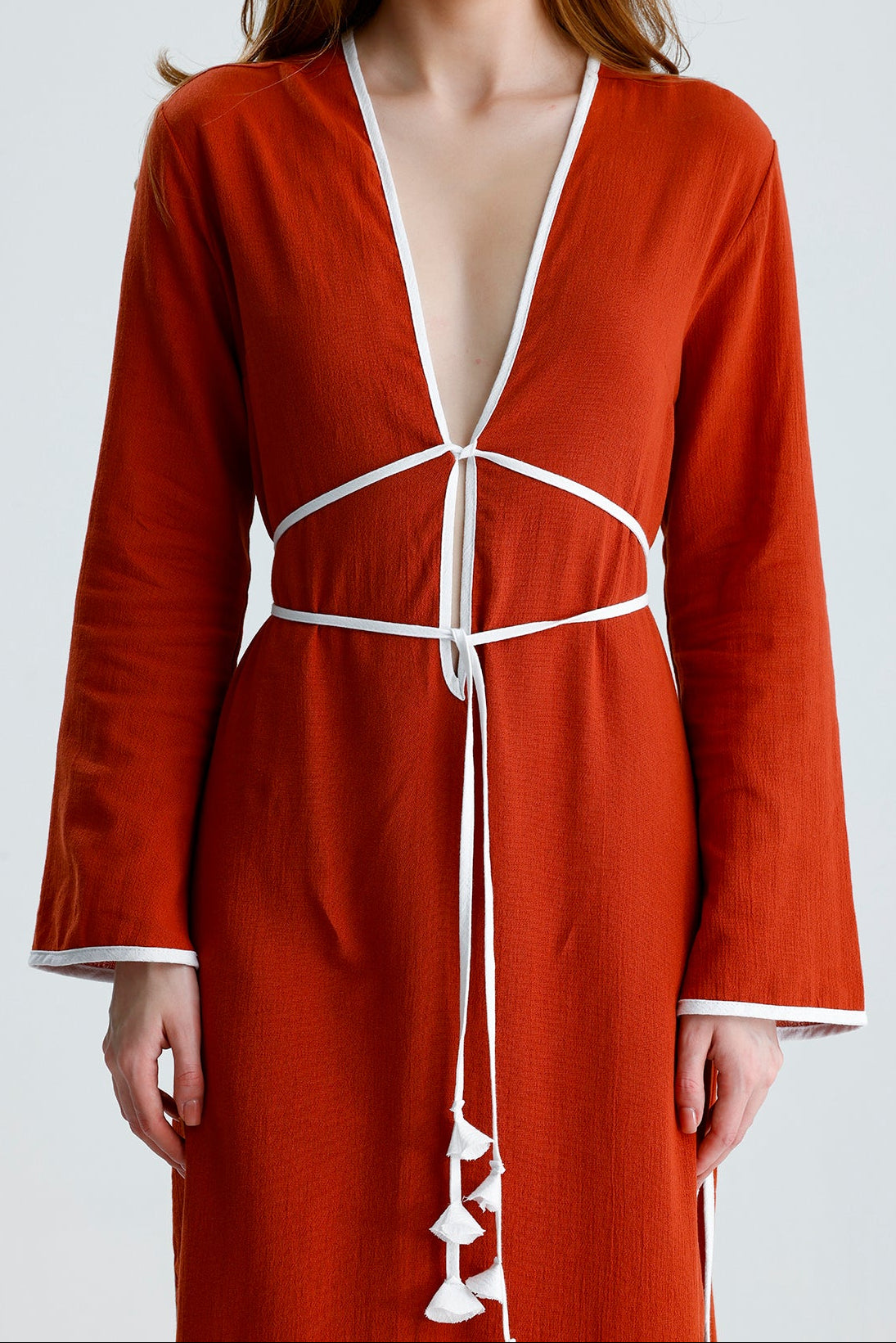SERENA DRESS TERRACOTTA