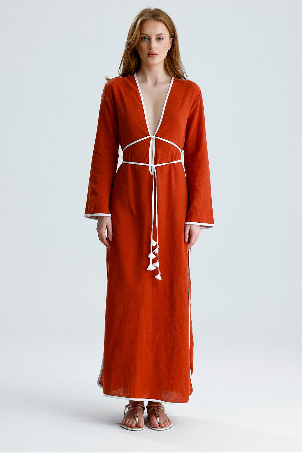 SERENA DRESS TERRACOTTA