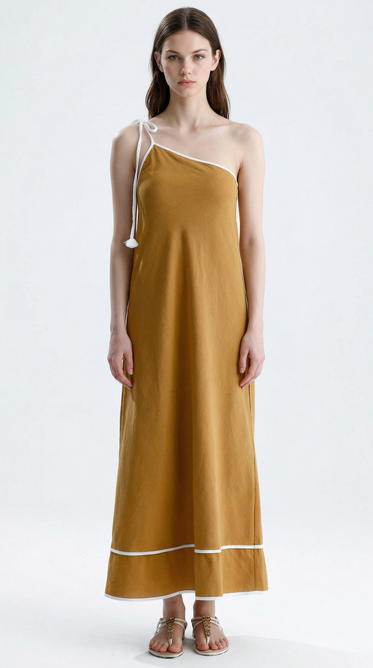 TALIA DRESS CAMEL