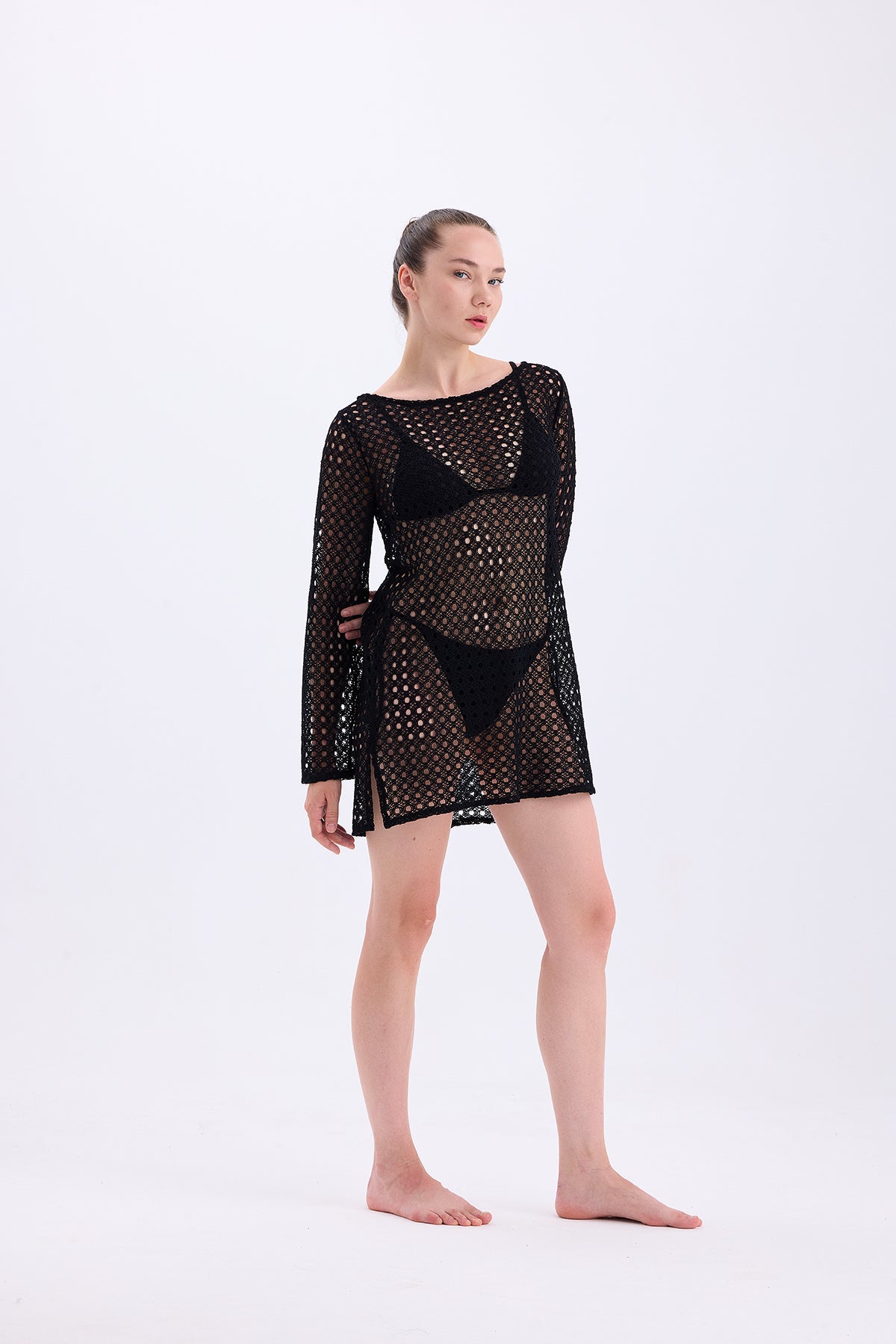 Urban Siyah Kısa Elbise