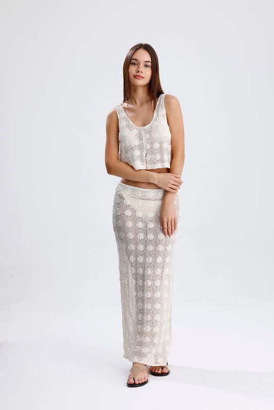 SOLEIL CROP-PAREO SET