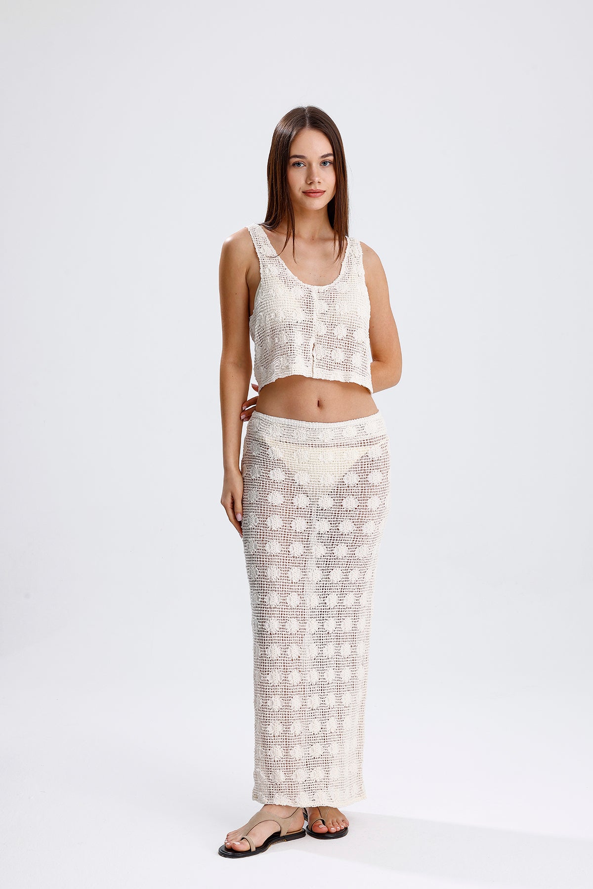 Soleil Pareo - Yırtmaçlı Crop Set