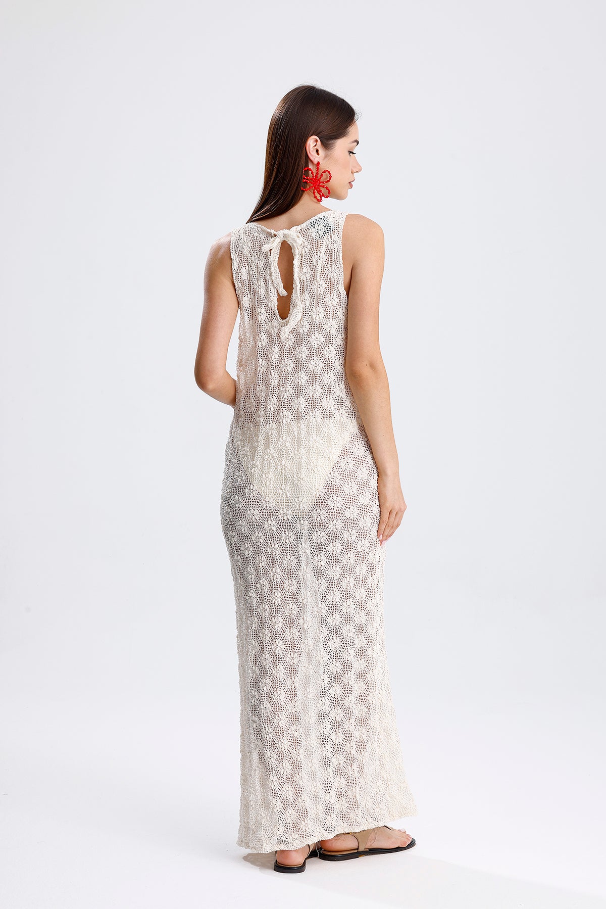 FLEUR DRESS ECRU