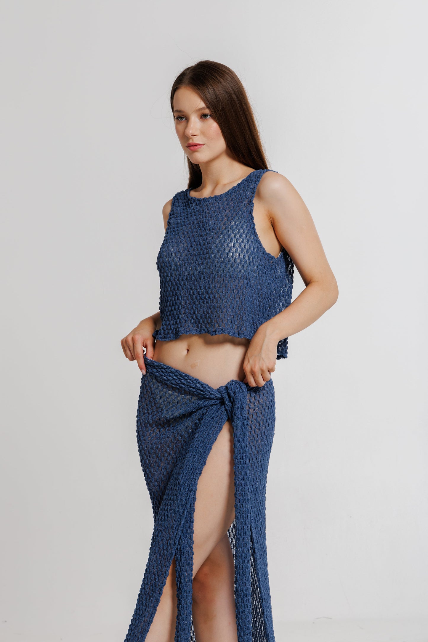 Luisa Denim Pareo Set