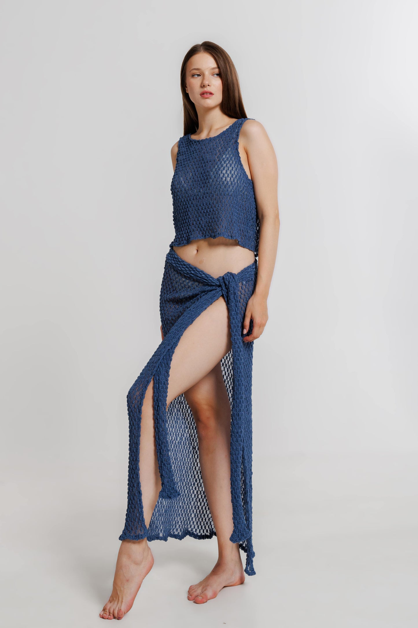 Luisa Denim Pareo Set