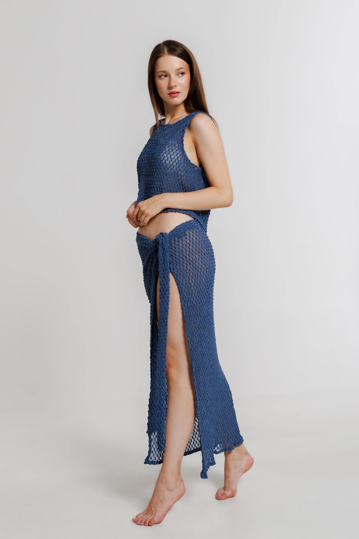 Luisa Denim Pareo Set
