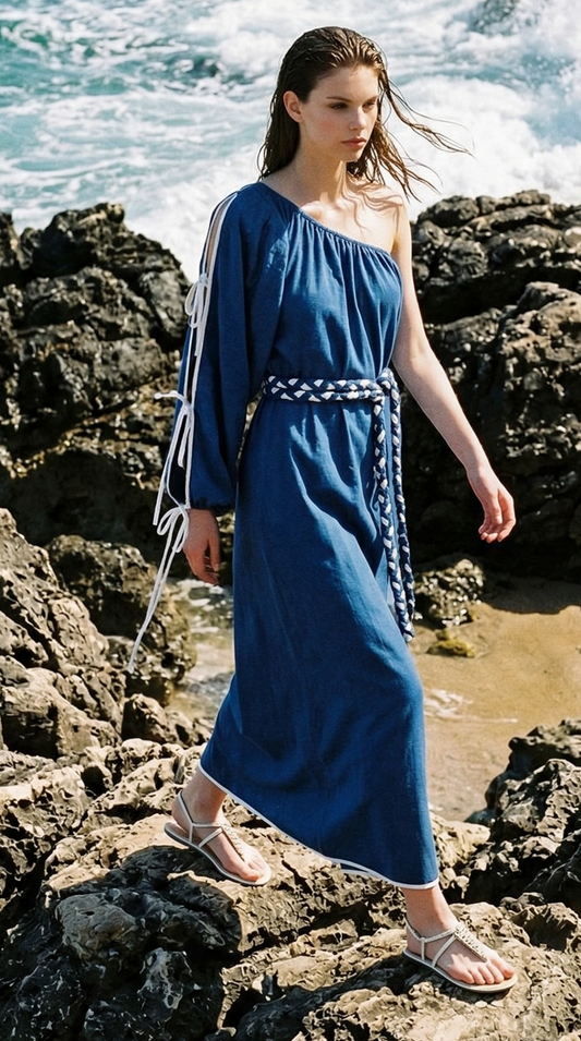 SOLEA DRESS BLUE