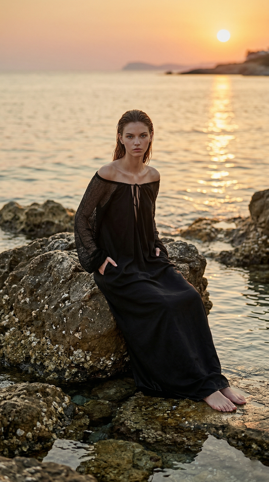 LIORA DRESS BLACK