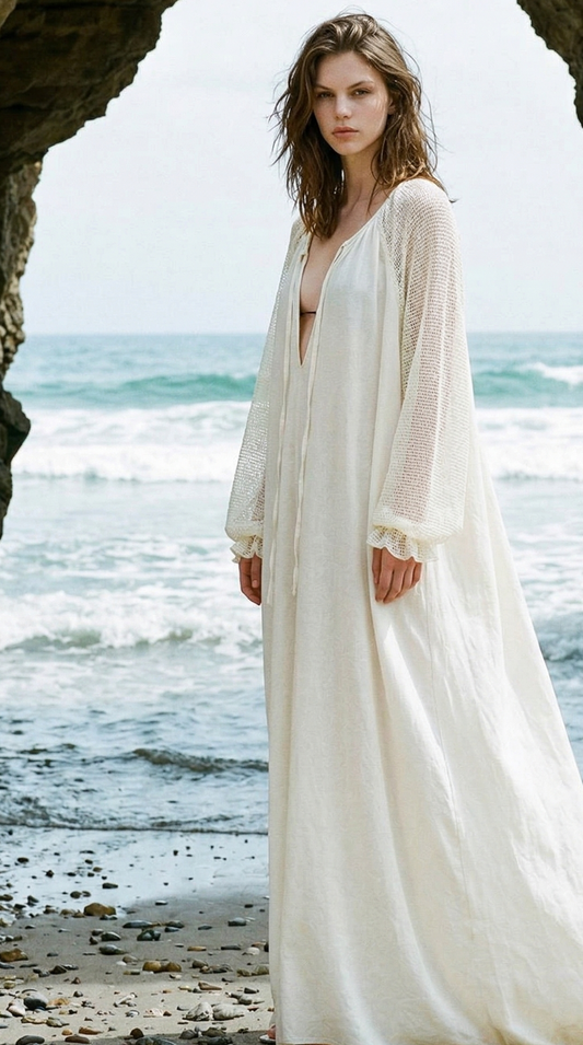 LIORA DRESS ECRU
