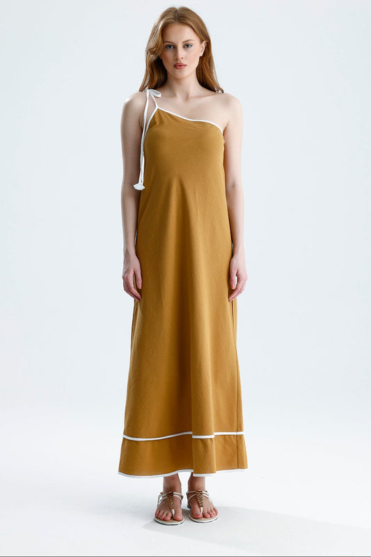 TALIA DRESS CAMEL