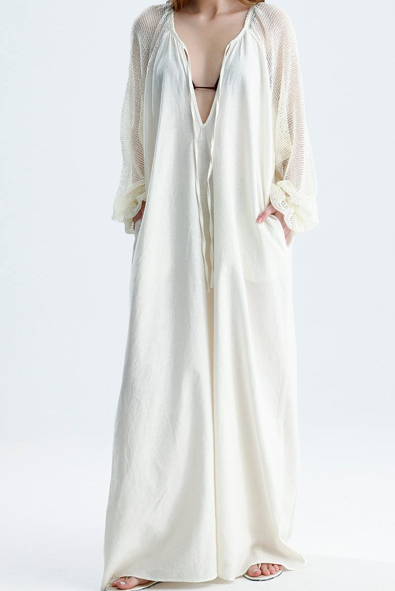 LIORA DRESS ECRU