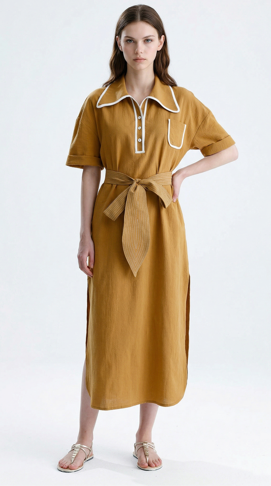 MARELLA DRESS CAMEL