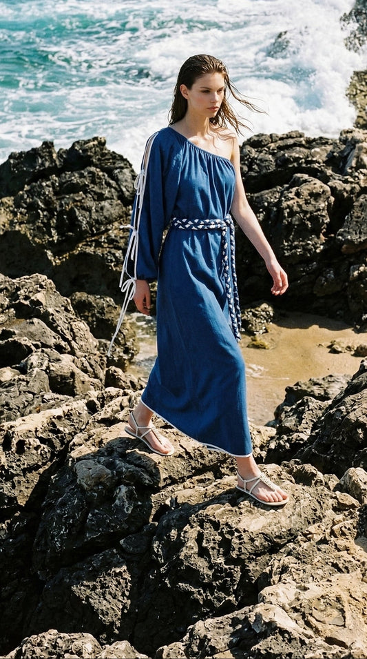 SOLEA DRESS BLUE