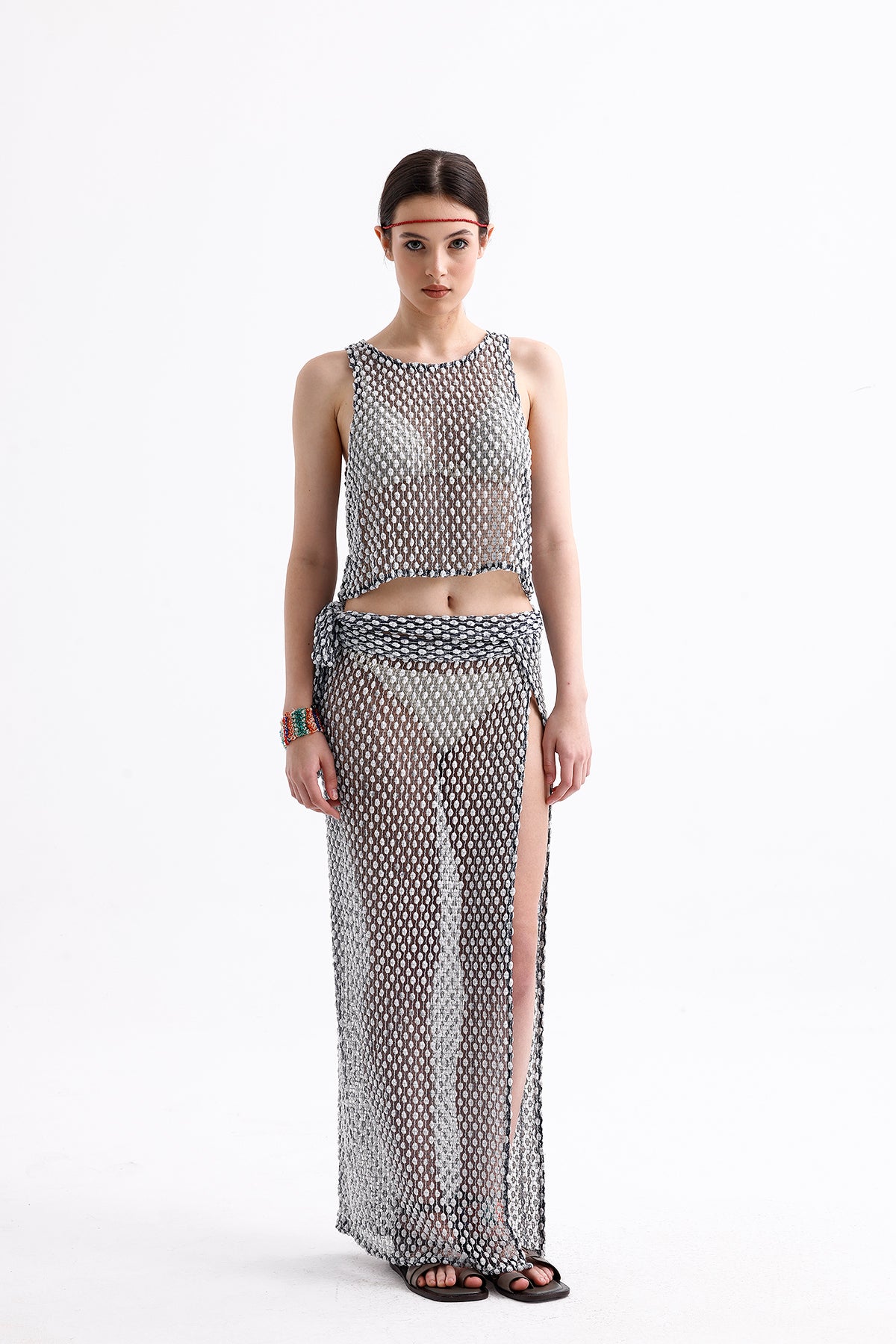Pearl Lacivert Pareo Set