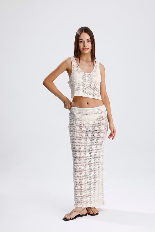 Soleil Pareo - Yırtmaçlı Crop Set