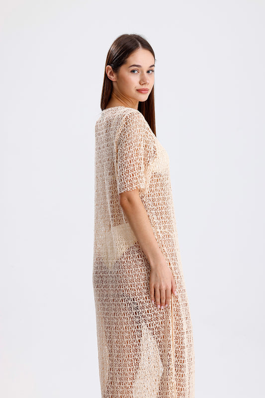 ELARA KIMONO-SOFT CORAL