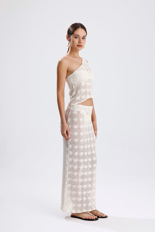 SOLEIL ASYMMETRIC PAREO SET