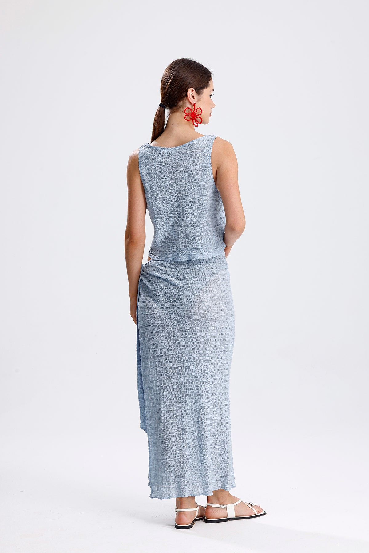 Rome Mavi Pareo Set