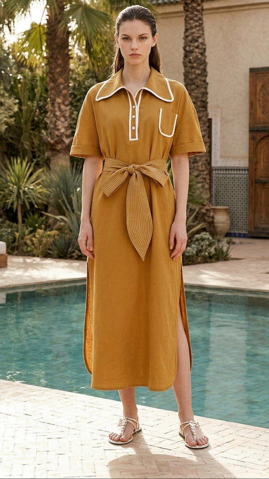 MARELLA DRESS CAMEL